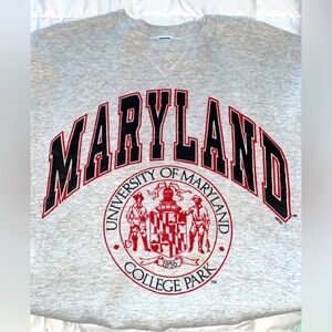 Vintage University of Maryland crewneck